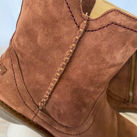 UGG SUEDE NEEVAH ANKLE BOOTS SN 1003421 Brown – size 9 - Picture 7 of 16